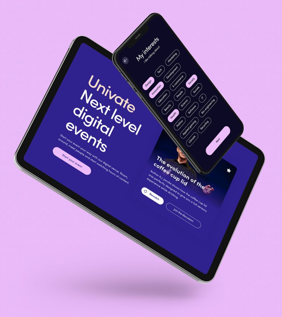 Defigners - UX & Digital Design Agency Utrecht - Univate_defigners_ux_phone