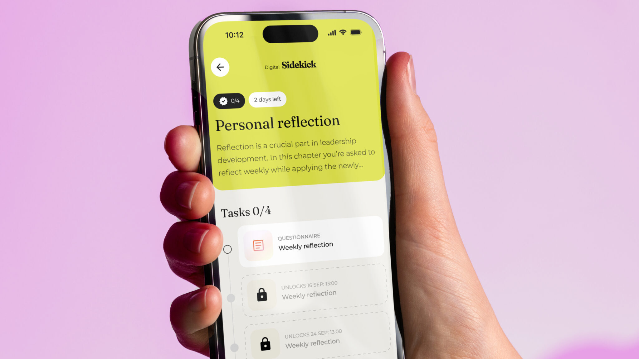 Defigners - UX & Digital Design Agency Utrecht - Defigners_sidekick_app_ui_example