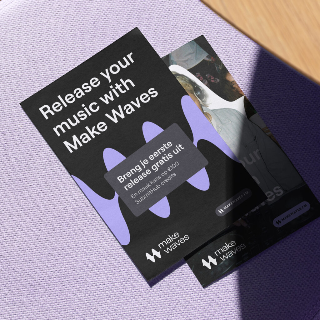 Defigners - UX & Digital Design Agency Utrecht - Frame defigners make waves flyer design