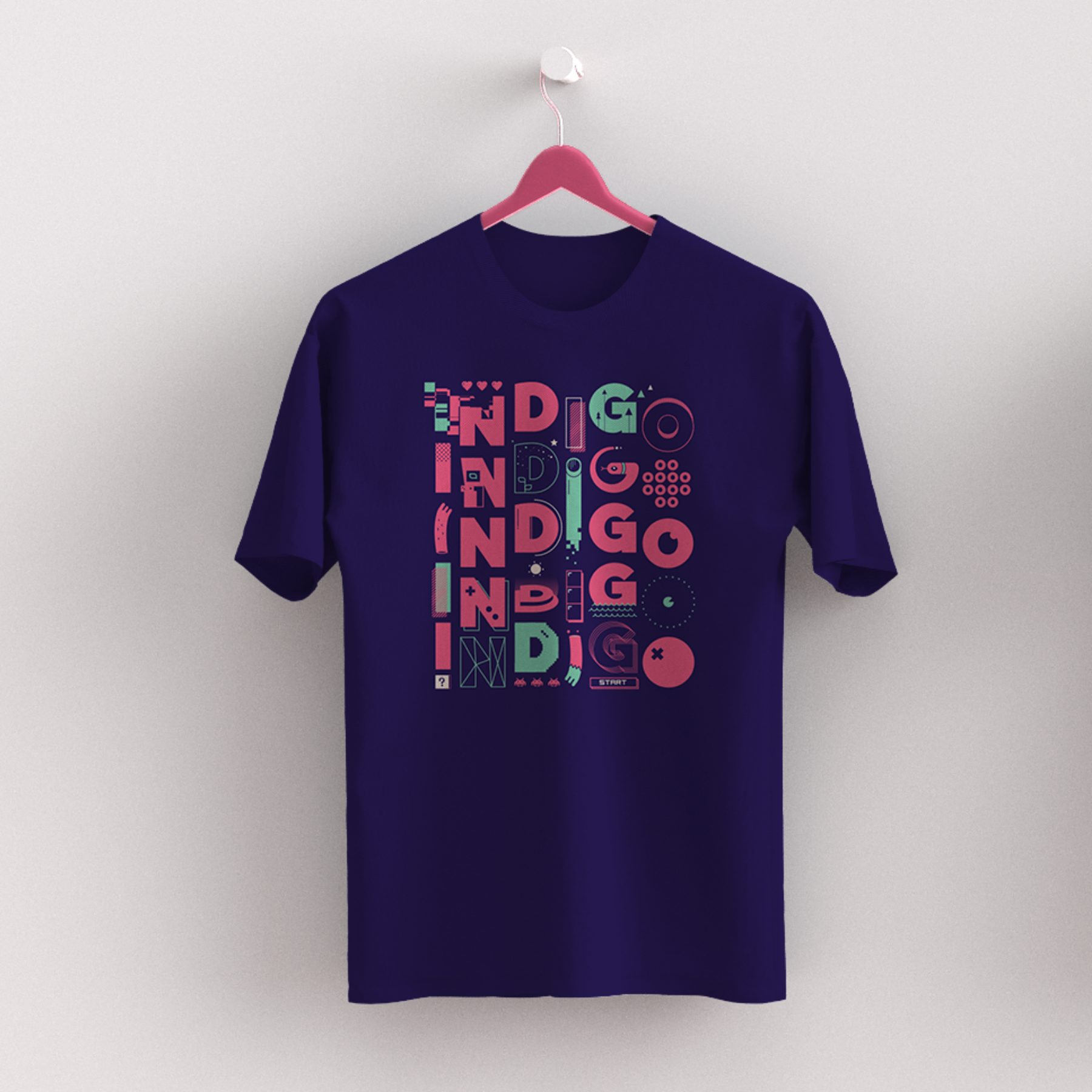 Indigo 2020 t-shirt bedrukking